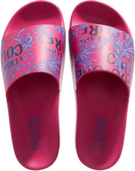 versace slippers roze|female Versace slippers.